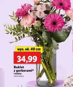 Lidl Bukiet z gerberami oferta