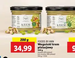 Lidl Krem pistacjowy Foods by ann oferta