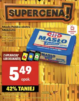 Delikatesy Centrum Masło Polskie ekstra Mlekovita 200g oferta
