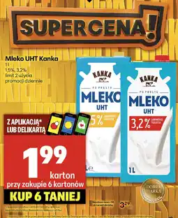 Delikatesy Centrum Mleko UHT Kanka 1L 3,2% oferta