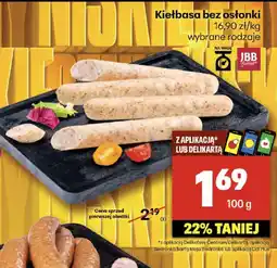 Delikatesy Centrum Kiełbasa bez osłonki JBB oferta