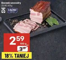 Delikatesy Centrum Boczek szczodry 100g Zacny oferta