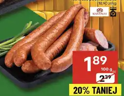 Delikatesy Centrum Kiełbasa podwawelska Kabanos oferta