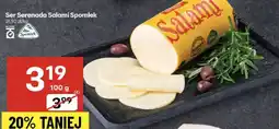 Delikatesy Centrum Ser Serenada Salami 100g Spomlek oferta