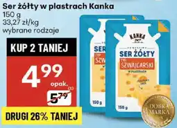 Delikatesy Centrum Ser żółty w plastrach Kanka 150g oferta