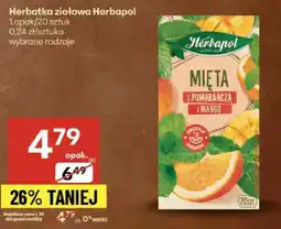 Delikatesy Centrum Herbatka ziołowa Herbapol 20 sztuk oferta