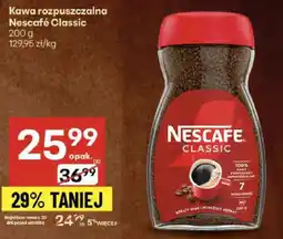 Delikatesy Centrum Kawa rozpuszczalna Nescafe Classic 200g oferta