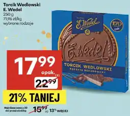 Delikatesy Centrum Torcik Wedlowski E. Wedel 250 g oferta