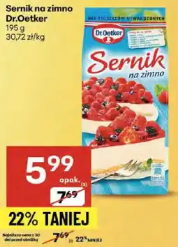 Delikatesy Centrum Sernik na zimno Dr.Oetker 195 g oferta
