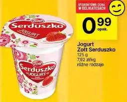 Delikatesy Centrum Jogurt Zott Serduszko 125g oferta