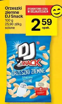 Delikatesy Centrum Orzeszki ziemne DJ Snack 100g oferta