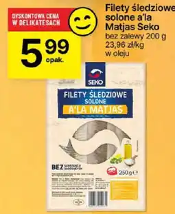 Delikatesy Centrum Filety śledziowe solone a'la Matjas Seko 250g oferta