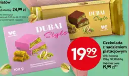 Żabka Czekolada z nadzieniem pistacjowym Dubai Style 100g oferta