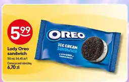 Żabka Lody Oreo sandwich oferta