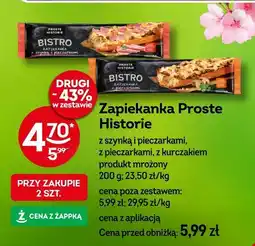 Żabka Zapiekanka Proste Historie z szynką i pieczarkami 200g oferta