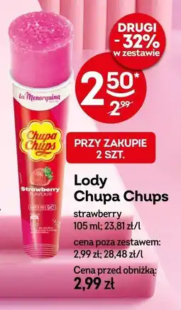 Żabka Lody Chupa Chups strawberry 105ml oferta
