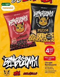 Żabka Chrupki Bambiszonki ketchup, pizza 70g oferta