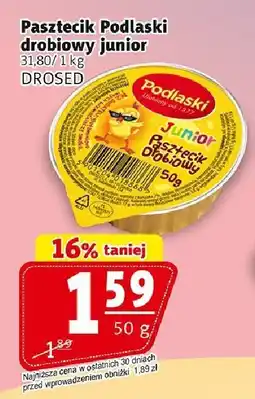 Prim Market Pasztet drobiowy junior Podlaski 50g Drosed oferta
