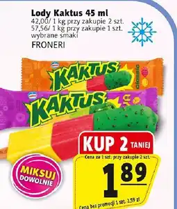 Prim Market Lody Kaktus 45 ml Froneri oferta