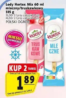 Prim Market Lody Hortex Mix mleczny/truskawkowy 60 ml oferta