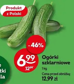 Żabka Ogórki szklarniowe 1kg Żabka oferta