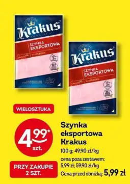 Żabka Szynka eksportowa Krakus 100g oferta