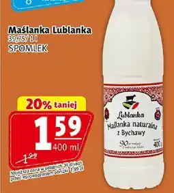 Prim Market Maślanka Lubanka 400 ml Spomlek oferta