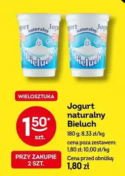 Żabka Jogurt naturalny Bieluch 180g oferta