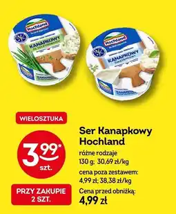 Żabka Ser kanapkowy Hochland 130g oferta