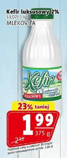 Prim Market Kefir luksusowy 2% 375 g Mlekovita oferta