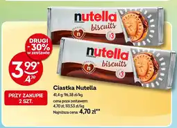 Żabka Ciastka Nutella 41,4g oferta