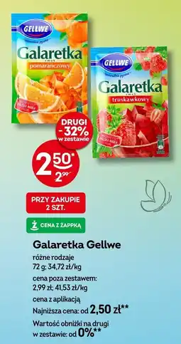 Żabka Galaretka Gellwe pomarańczowy oferta