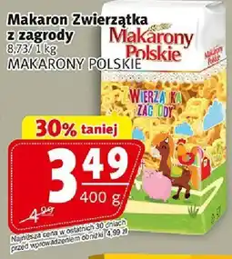 Prim Market Makaron Zwierzątka z zagrody 400g MAKARONY POLSKIE oferta