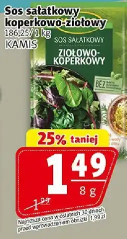 Prim Market Sos sałatkowy koperkowo-ziołowy 8g KAMIS oferta