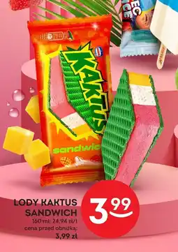 Żabka Lody Kaktus Sandwich oferta