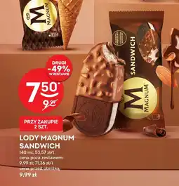 Żabka Lody Magnum Sandwich 140ml oferta