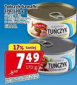 Prim Market Tuńczyk kawałki 170g Graal oferta