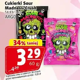 Prim Market Cukierki Sour Madness/Crush 60 g ARGO oferta