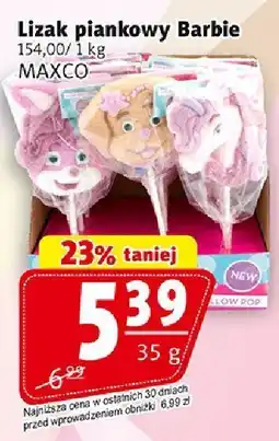 Prim Market Lizak piankowy Barbie 35 g MAXCO oferta