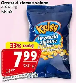 Prim Market Orzeszki ziemne solone 380 g KRISS oferta