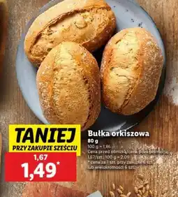 Lidl Bułka orkiszowa oferta