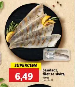 Lidl Sandacz, filet ze skórą oferta