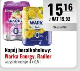 Eurocash Napój bezalkoholowy Warka Energy, Radler oferta