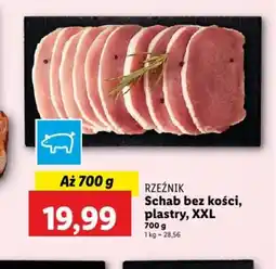 Lidl Schab bez kości, plastry, XXL oferta