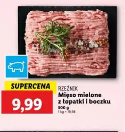 Lidl Mięso mielone z łopatki i boczku oferta