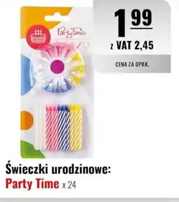 Swieczki urodzinowe Party Time