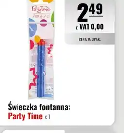Swieczka fontanna Party Time