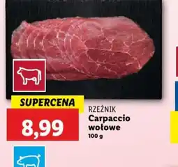 Lidl Carpaccio wołowe Rzeźnik oferta