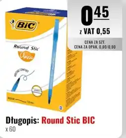 Eurocash Długopis: Round Stic BIC oferta
