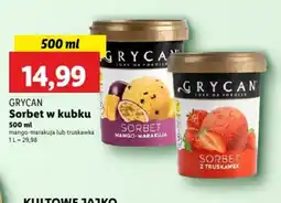 Lidl Grycan Sorbet w kubku oferta
